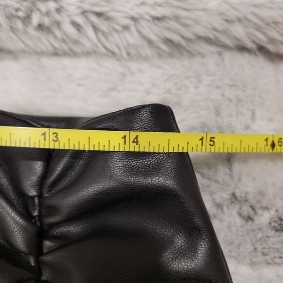 Mustard Seed pleather skirt, Large - Picture 7 of 8